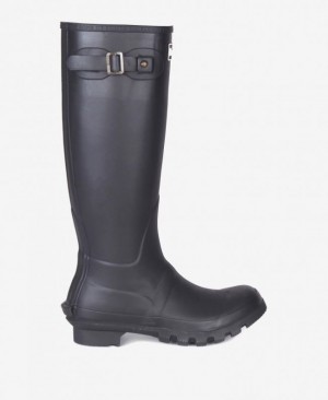 Botas Barbour Bede Wellington Mujer Negros Mexico | R6D81362