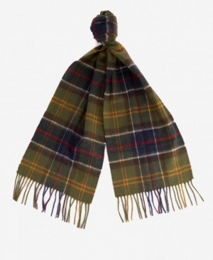 Bufanda Barbour Lana Cashmere Tartan Hombre Muiltcolor Mexico | N5R55298