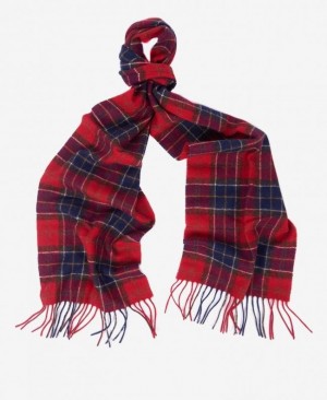 Bufanda Barbour Tartan Lambswool Hombre Rojos Mexico | F8T25150