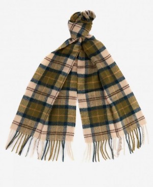 Bufanda Barbour Tartan Lambswool Hombre Amarillos Mexico | K1Z23165