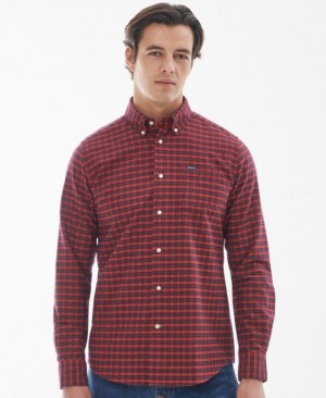 Camisas Barbour Emmerson Tailored Hombre Rojos Mexico | L6E14553