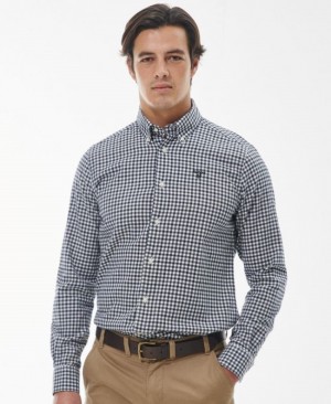 Camisas Barbour Finkle Tailored Hombre Grises Mexico | L9F86088