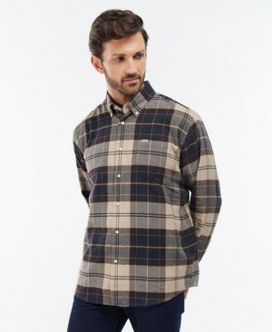 Camisas Barbour Hogside Tartan Hombre Multicolor Mexico | Y5W34609