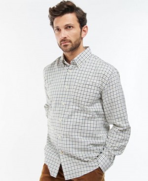 Camisas Barbour Preston Regular Hombre Grises Mexico | W0R05677