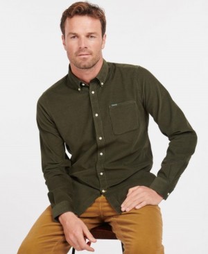 Camisas Barbour Ramsey Tailored Hombre Verdes Mexico | U8Y83792