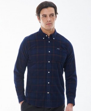 Camisas Barbour Southfield Tailored Hombre Azul Marino Mexico | G0A21043