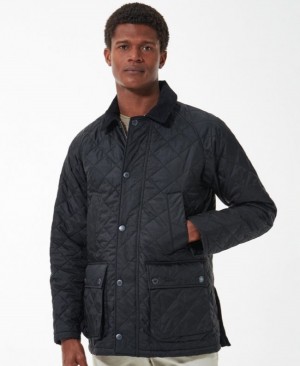 Chaqueta Acolchada Barbour Ashby Hombre Negros Mexico | P6C37873