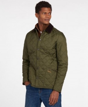 Chaqueta Acolchada Barbour Heritage Liddesdale Hombre Verde Oliva Mexico | B6S50145