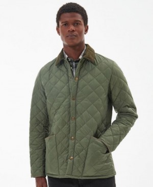 Chaqueta Acolchada Barbour Heritage Liddesdale Hombre Verdes Mexico | T8W87902