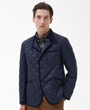 Chaqueta Acolchada Barbour Modern Liddesdale Hombre Azul Marino Mexico | I6W32005