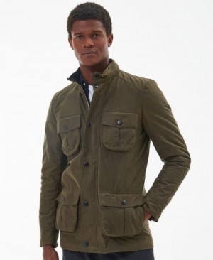 Chaqueta Encerada Barbour Corbridge Hombre Marrom Mexico | Z7I33989