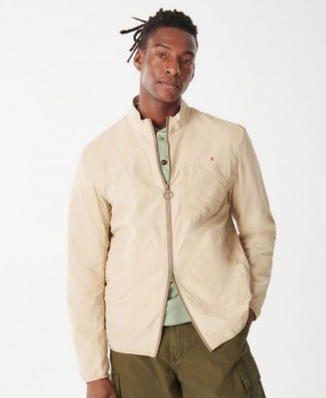 Chaquetas Casuales Barbour Tarbley Hombre Creme Mexico | K3W68732