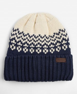 Gorro Barbour Fontwell Fair Isle Hombre Azul Marino Mexico | R3E25779