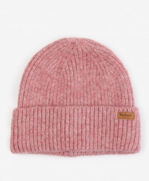 Gorro Barbour Pendle Mujer Coral Mexico | S7Z94308