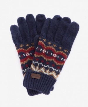 Guantes Barbour Case Fair Isle Hombre Rojos Mexico | I9K50334