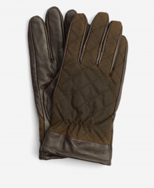 Guantes Barbour Dalegarth Hombre Verdes Mexico | H2Y73991