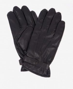 Guantes Barbour Insulated Burnished Cuero Hombre Negros Mexico | F0X58446