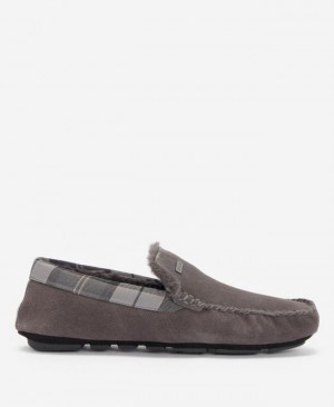 Pantuflas Barbour Monty Hombre Grises Mexico | M6W13945