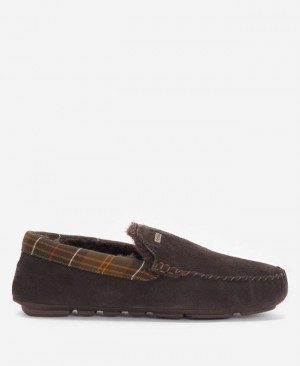 Pantuflas Barbour Monty Hombre Marrom Mexico | I5U89069