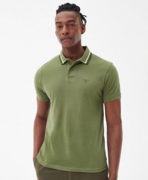 Polo Barbour Otterburn Hombre Verdes Mexico | C2N21111