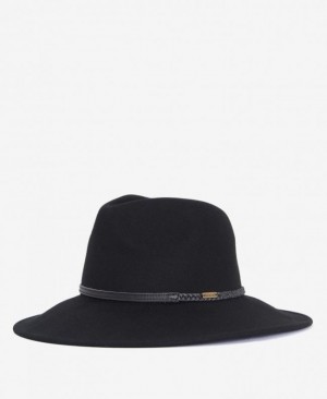 Sombreros Barbour Tack Fedora Mujer Negros Mexico | U5W99603