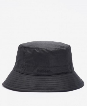 Sombreros Barbour Wax Bucket Hombre Negros Mexico | B1G24467