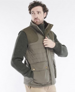 Chalecos Barbour Bradford Gilet Hombre Verdes Mexico | G5Y90977