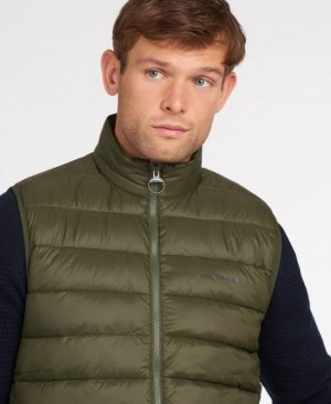 Chalecos Barbour Bretby Gilet Hombre Verde Oliva Mexico | X0X13406