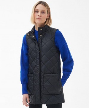 Chalecos Barbour Cosmia Liner Waistcoat Mujer Negros Mexico | H0Z23125