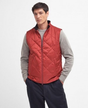 Chalecos Barbour Finn Gilet Hombre Rojos Mexico | Z0C15158