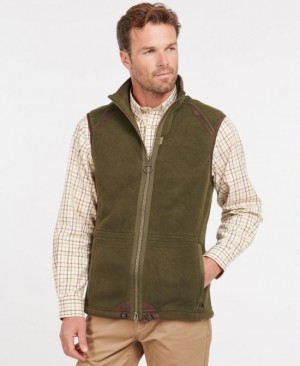 Chalecos Barbour Langdale Gilet Hombre Verdes Mexico | L0L89365