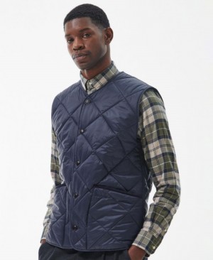 Chalecos Barbour Liddesdale Gilet Hombre Azul Marino Mexico | V3K30918