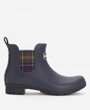 Wellingtons Barbour Kingham Mujer Azul Marino Mexico | V1F50422