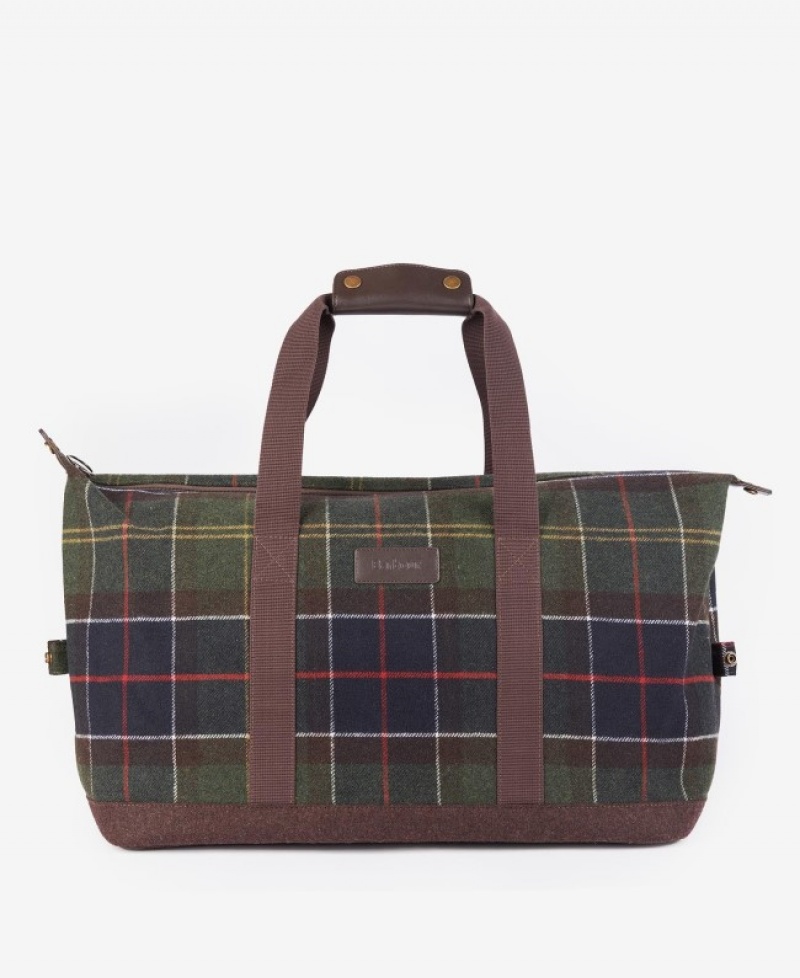 Bolsas Barbour Cree Tartan Holdall Hombre Multicolor Mexico | A8V50395