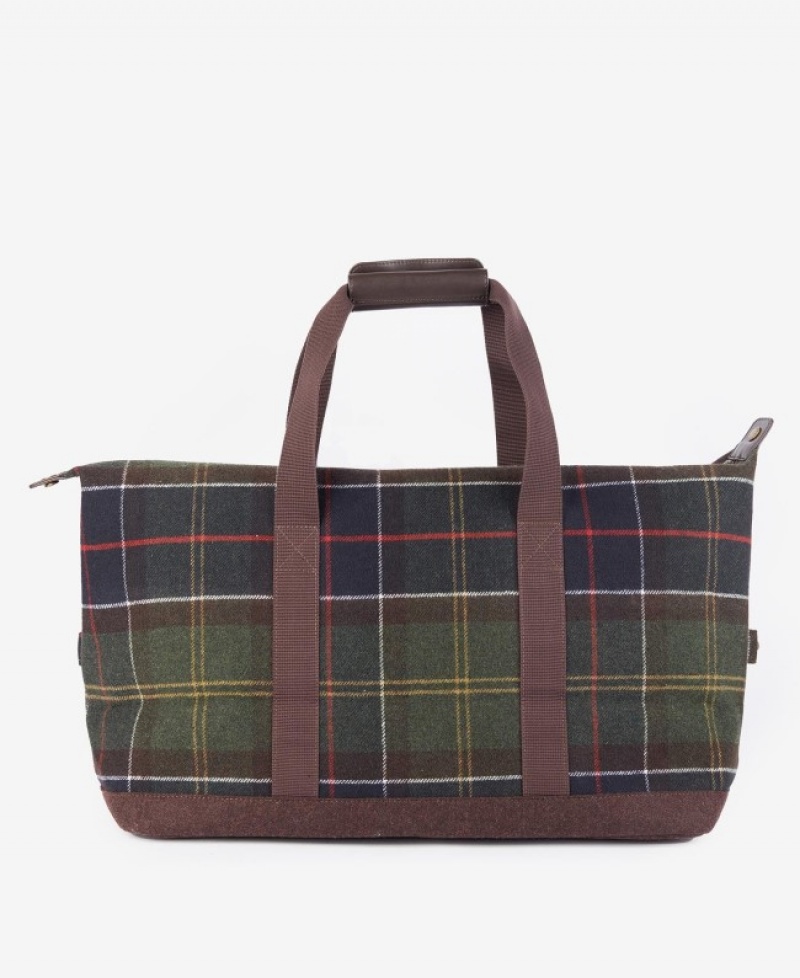 Bolsas Barbour Cree Tartan Holdall Hombre Multicolor Mexico | A8V50395