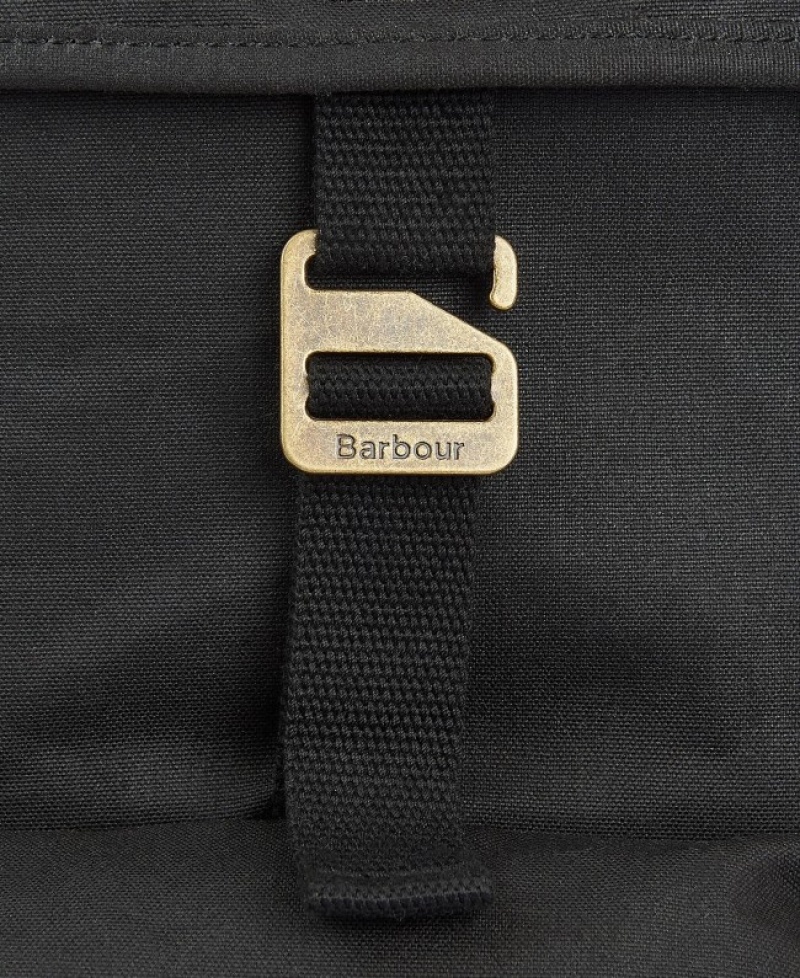 Bolsas Barbour Essential Wax Backpack Hombre Negros Mexico | Y7N32194