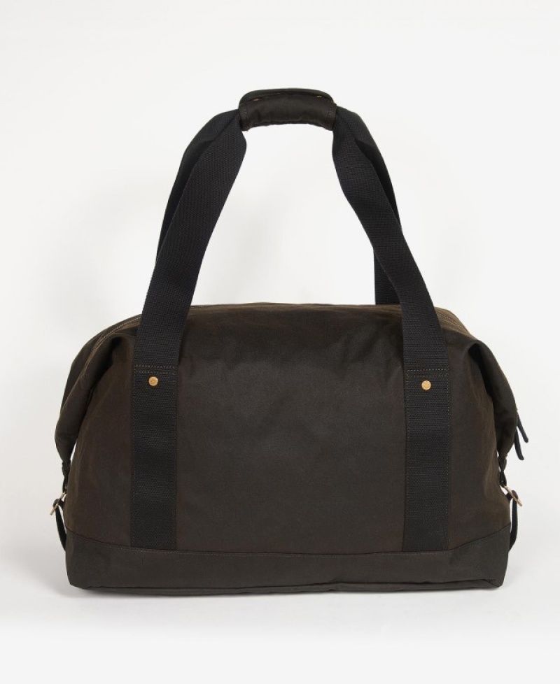 Bolsas Barbour Essential Wax Holdall Hombre Verde Oliva Mexico | P4L14309