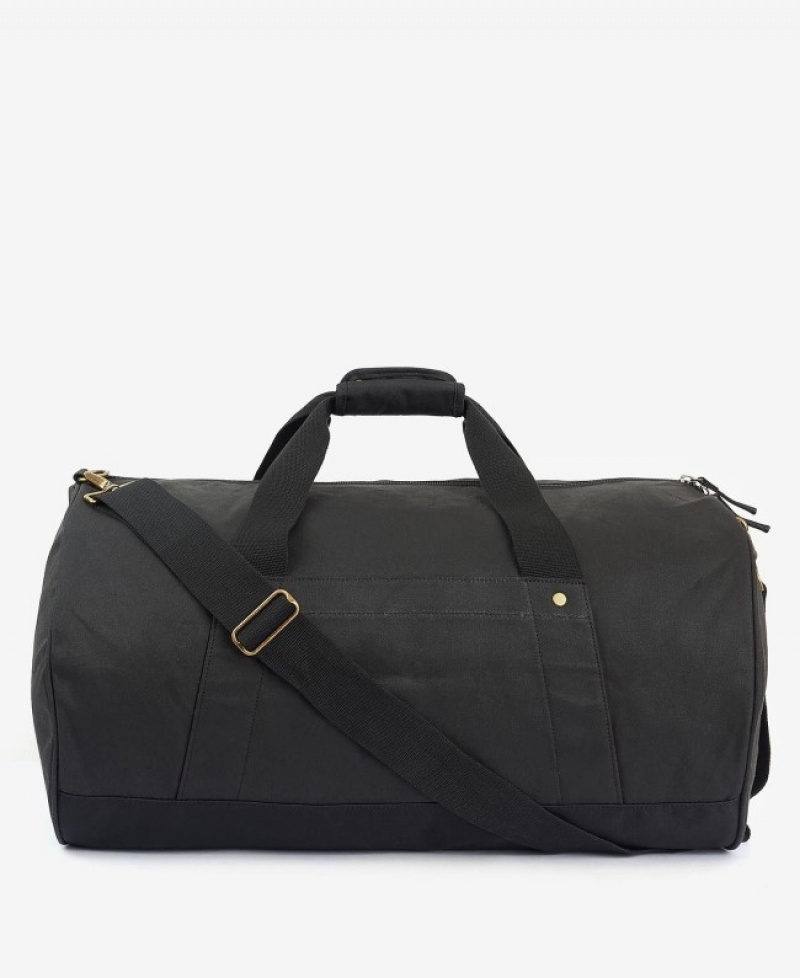 Bolsas Barbour Explorer Wax Duffle Hombre Negros Mexico | E5U61838