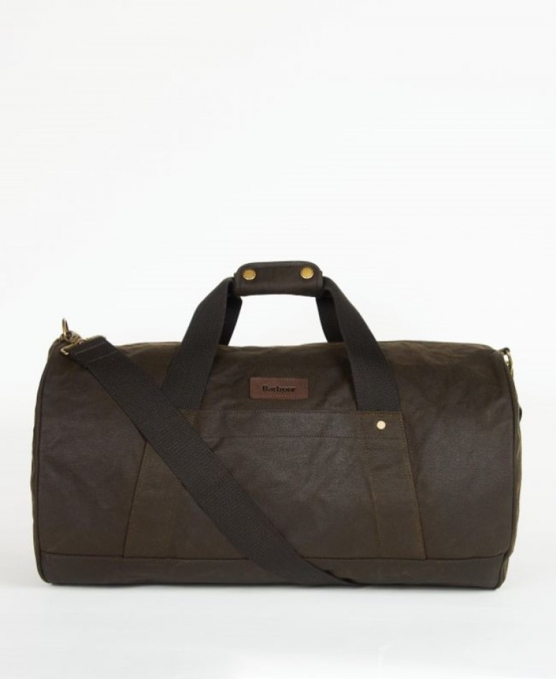 Bolsas Barbour Explorer Wax Duffle Hombre Verde Oliva Mexico | Y2W62949