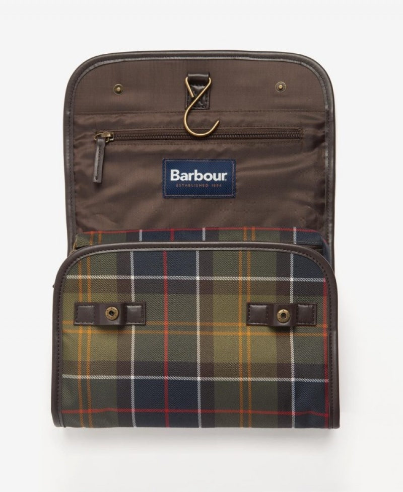 Bolsas Barbour Tartan Hanging Washbag Hombre Muiltcolor Mexico | B6F40380