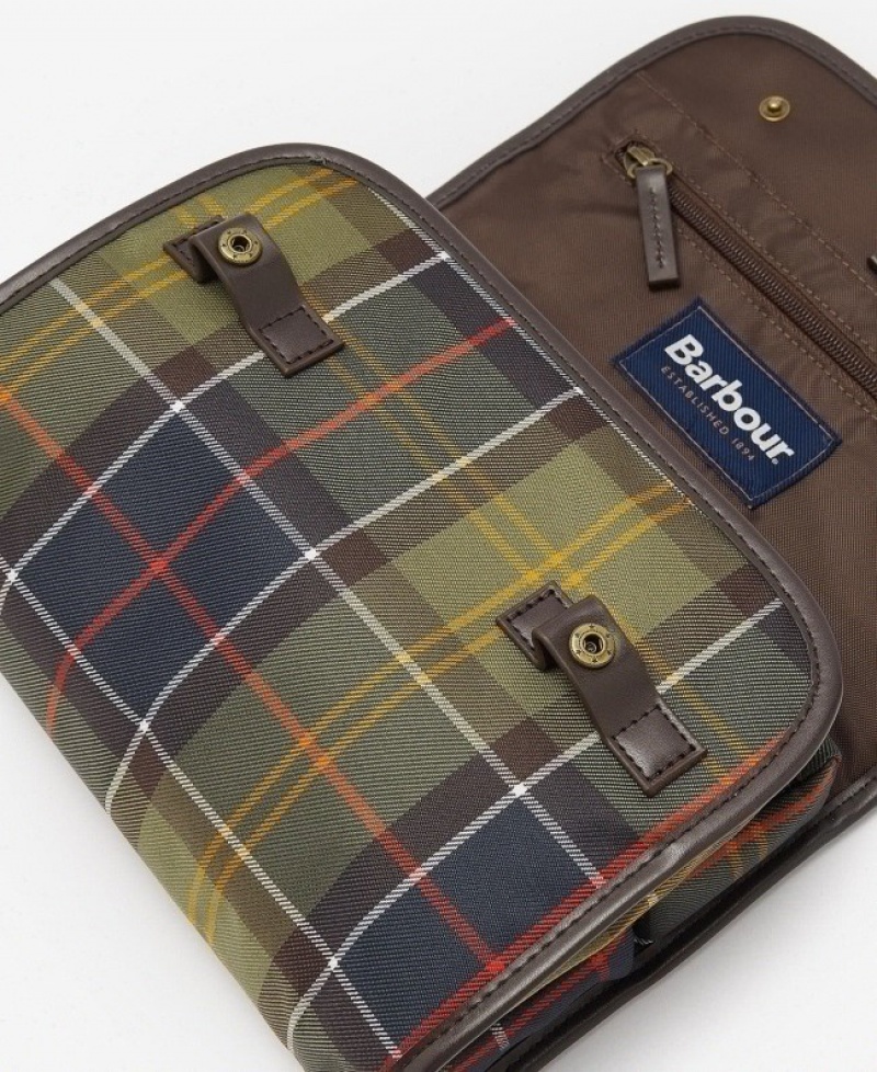 Bolsas Barbour Tartan Hanging Washbag Hombre Muiltcolor Mexico | B6F40380