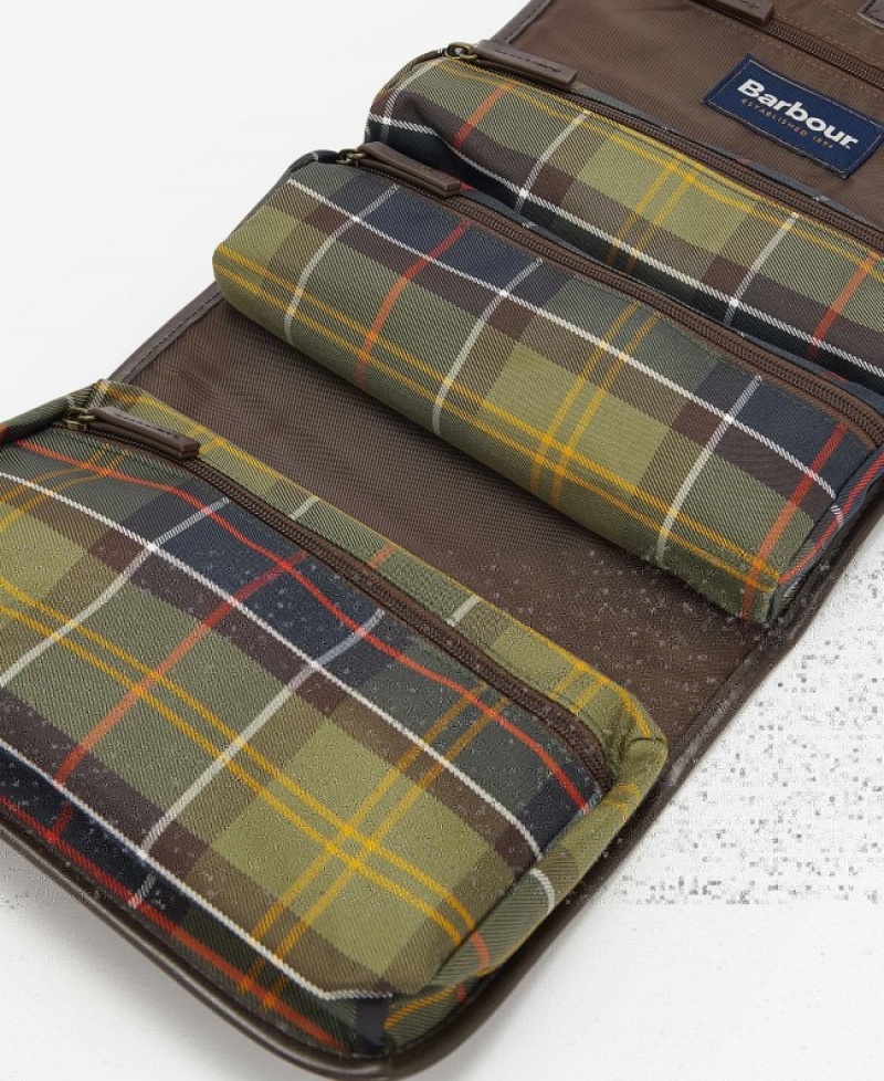 Bolsas Barbour Tartan Hanging Washbag Hombre Muiltcolor Mexico | B6F40380