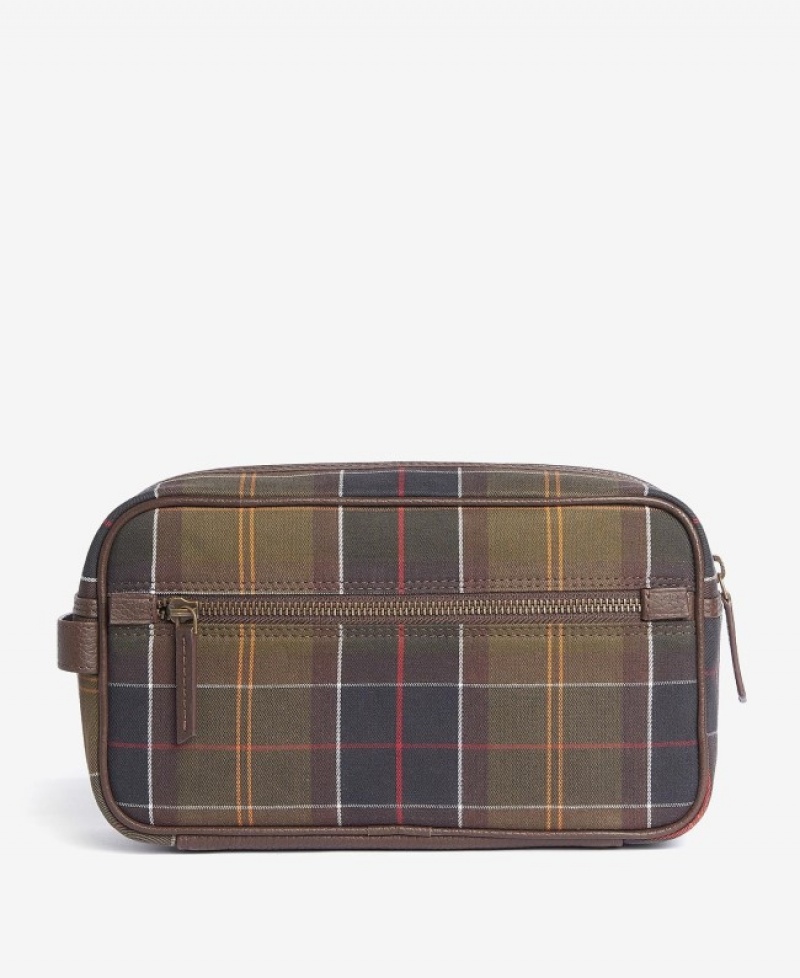 Bolsas Barbour Tartan & Cuero Wash Hombre Multicolor Mexico | J0E18460