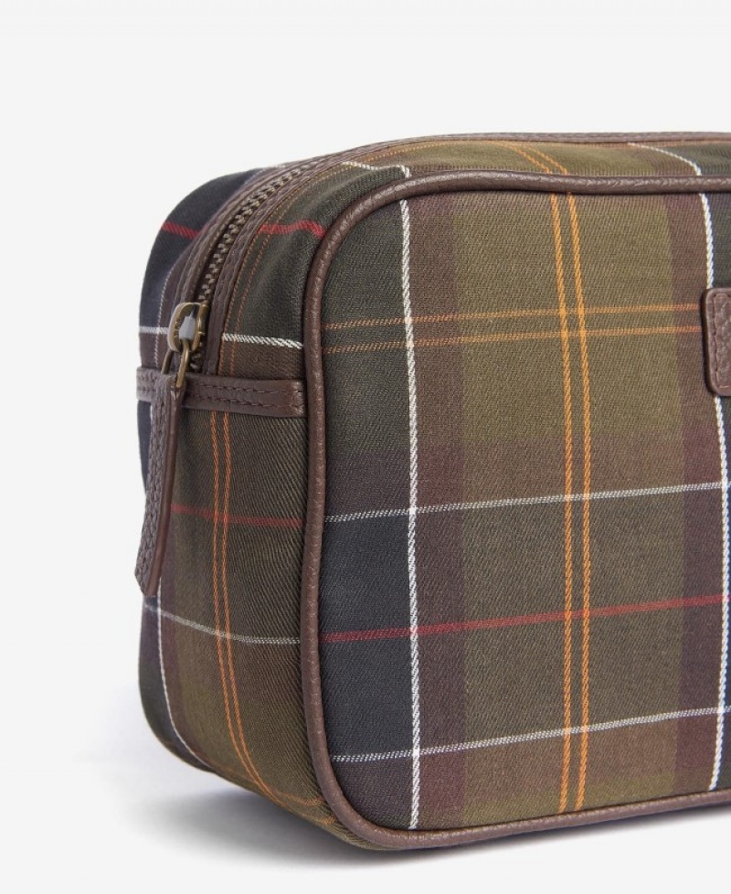 Bolsas Barbour Tartan & Cuero Wash Hombre Multicolor Mexico | J0E18460