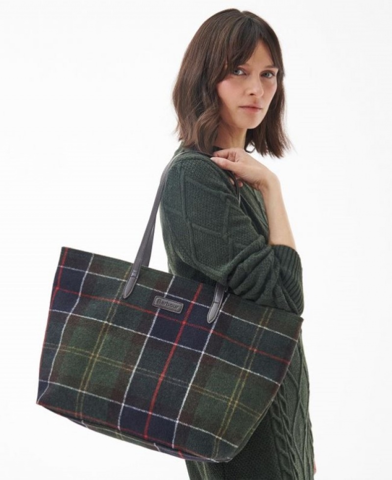 Bolsas Barbour Tasche Witford Tartan Tote Mujer Muiltcolor Mexico | F8J54219