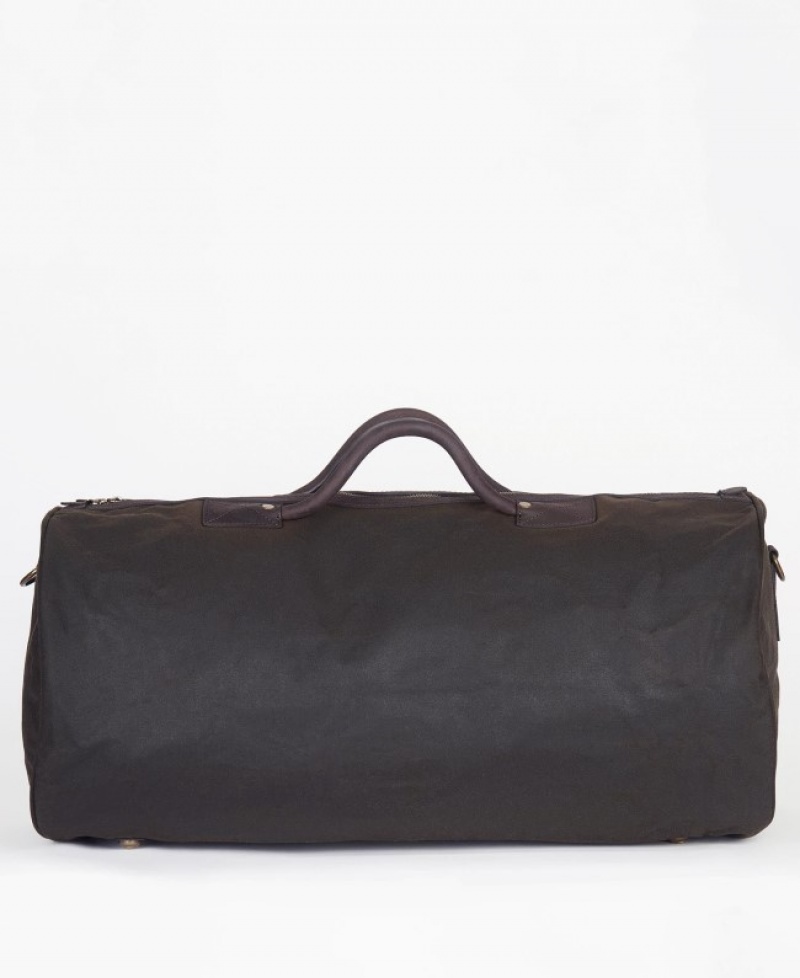 Bolsas Barbour Wax Holdall Hombre Verde Oliva Mexico | X8F54582