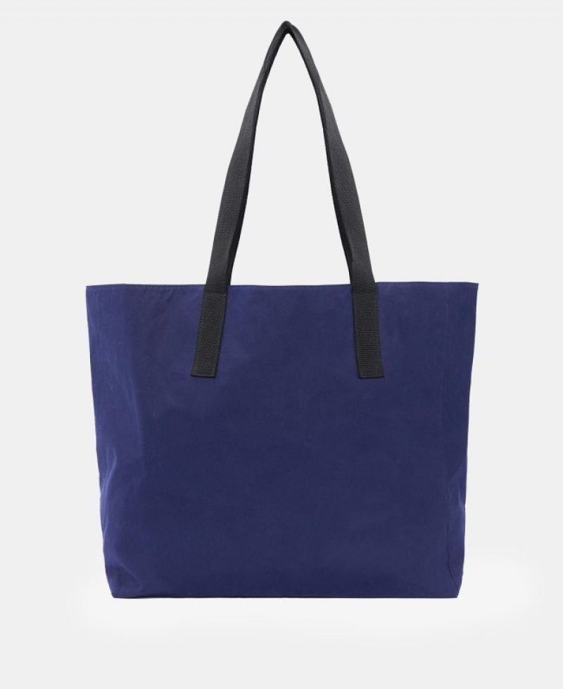 Bolsas Barbour x Maison Kitsuné Reversible Tote Hombre Azul Marino Oscuro Mexico | P5H77316