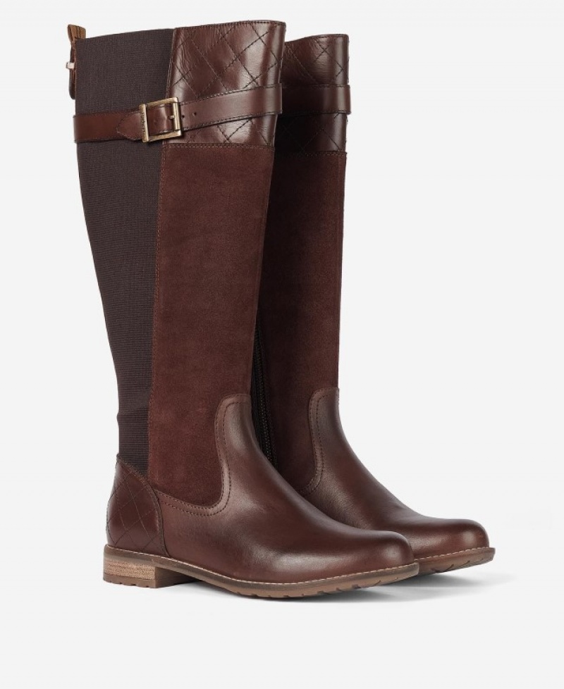 Botas Barbour Ange Knee-High Mujer Marrom Mexico | T3C74693