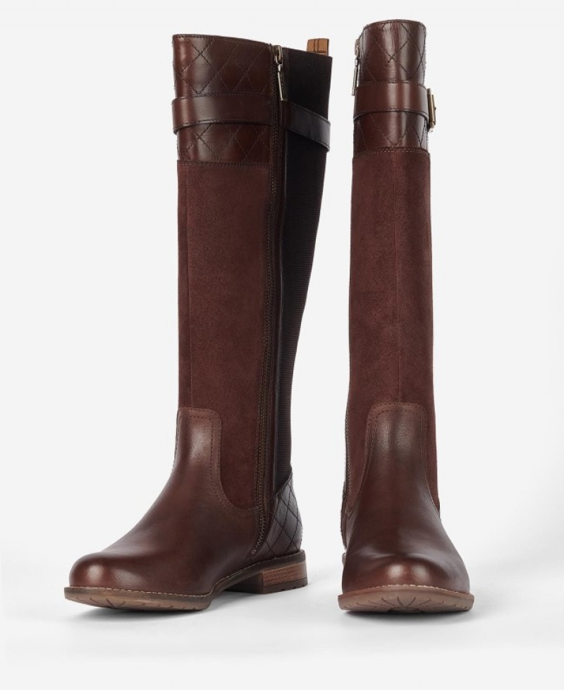 Botas Barbour Ange Knee-High Mujer Marrom Mexico | T3C74693