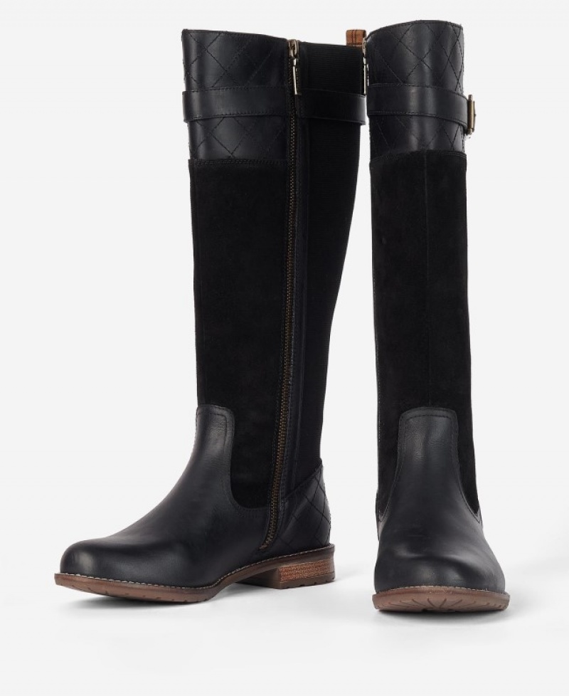 Botas Barbour Ange Knee-High Mujer Negros Mexico | C0G63384